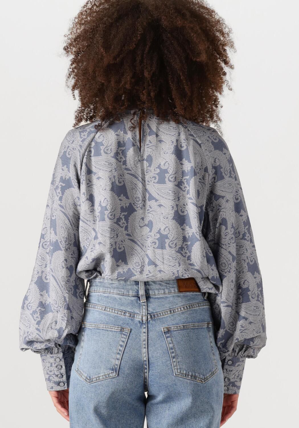 Y.A.S. Dames Blouses Yaslimos Ls Top S. Blauw