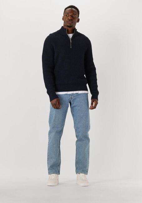 SELECTED MEN SLHTOM LS KNIT STRUCTURE HALF ZIP - large