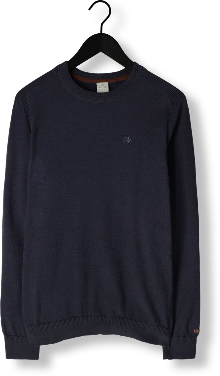 CAST IRON Heren Truien & Vesten Crewneck Essential Cotton Stretch Blauw