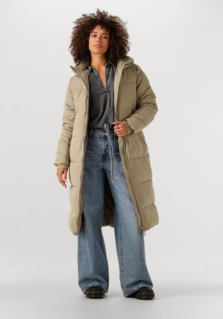 Zand WITHBLACK Gewatteerde jas WBLGLORIAN LONG PUFFER JACKET - large
