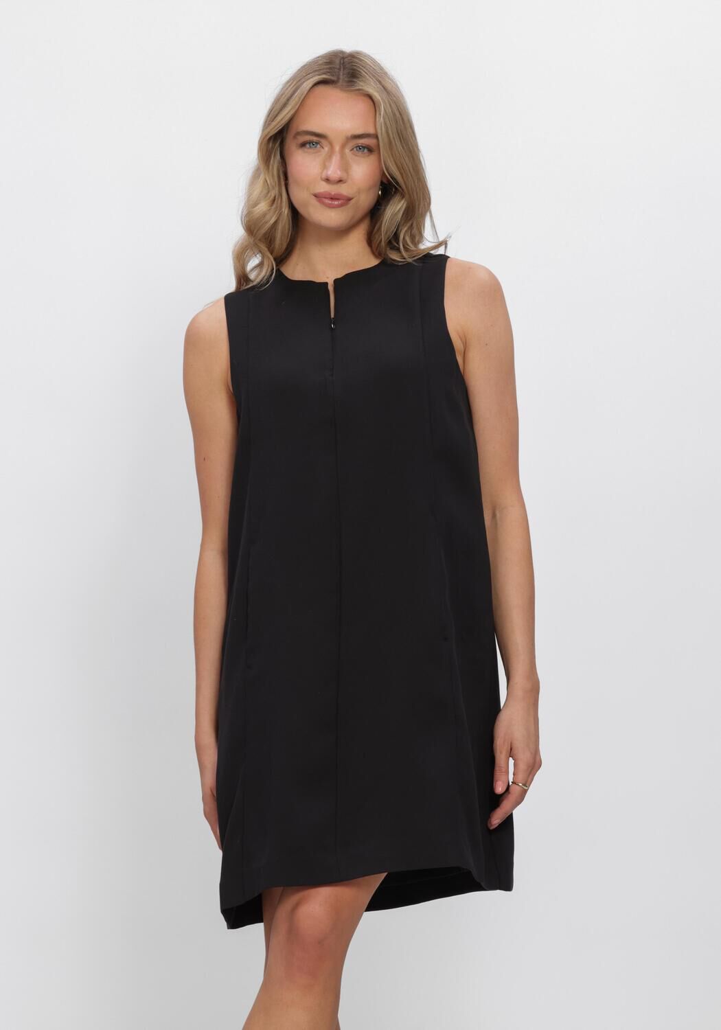 Zwarte MSCH COPENHAGEN Jurken MSCHESTERIANE SL DRESS - large