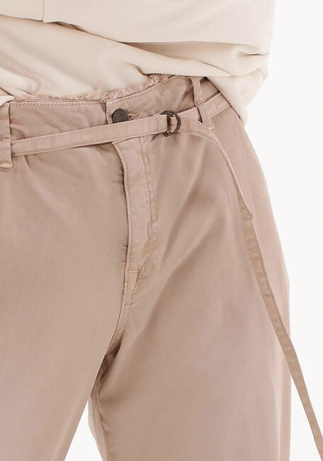 Bruine SUMMUM Straight leg jeans TAPERED PANTS FINE TWILL - large