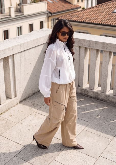 Beige HAUTE L'AMITI&Eacute; Cargobroeken AIR ZIP TALL PANT - large