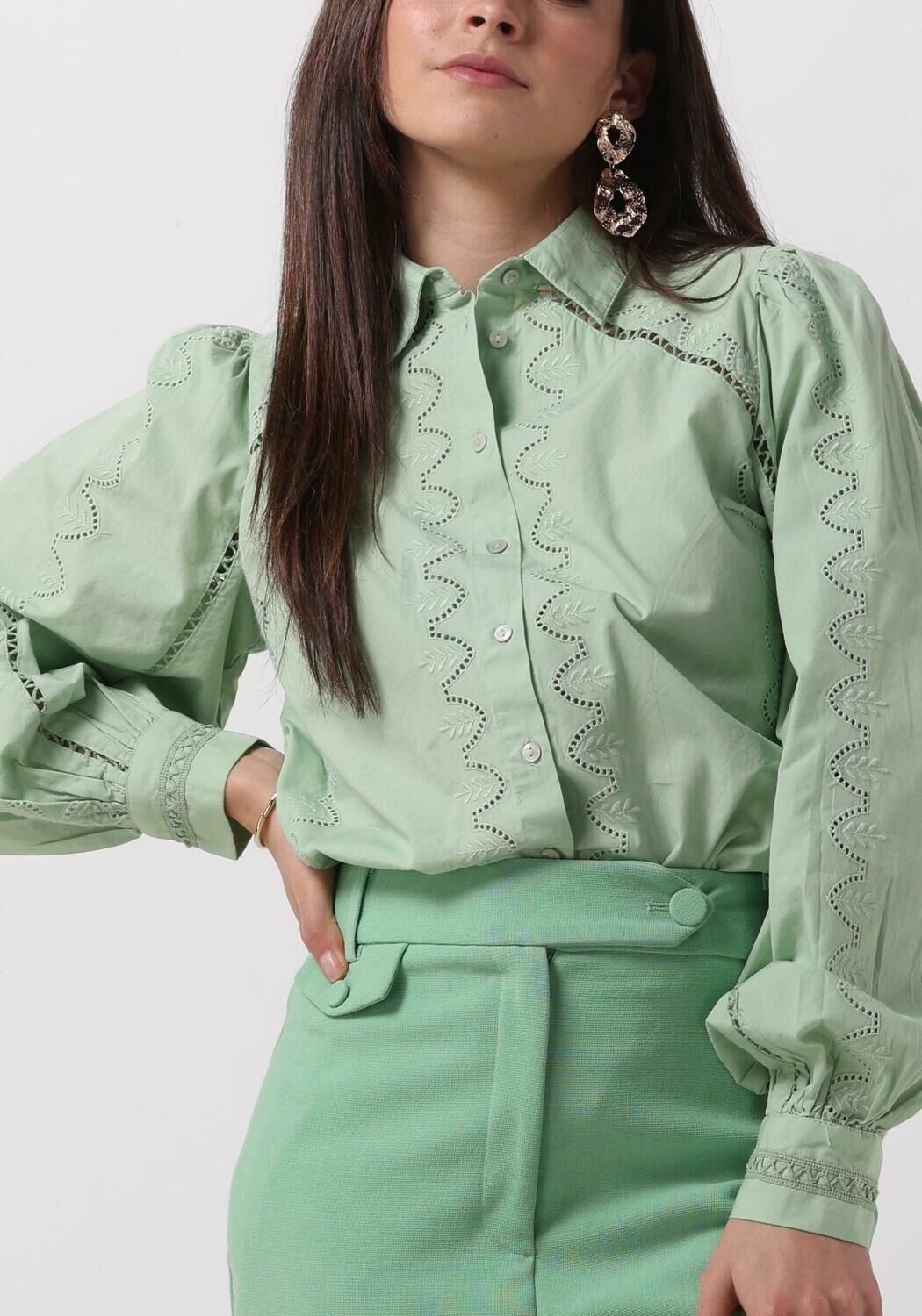 Y.A.S. Dames Blouses Yaskenora Ls Shirt S. Mint