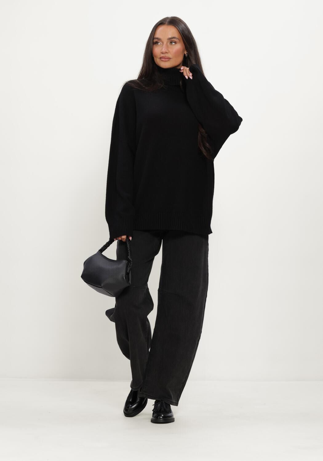 SIMPLE Dames Truien & Vesten Knit-base-visc-26-3 Zwart