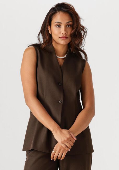 Bruine NEO NOIR Vest FINNA STRUCTURE VEST - large