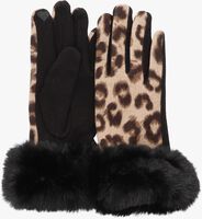 Zwarte Yehwang Handschoenen SOFT LEOPARD  - medium