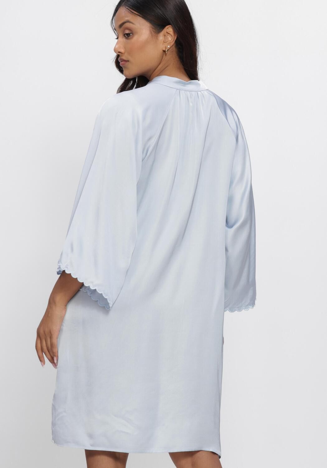 Blauwe BRUUNS BAZAAR Mini jurk WECKIABBWENDISA DRESS - large