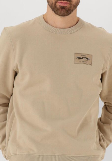 Khaki TOMMY HILFIGER Sweater MONOTYPE LABEL SWEATSHIRT - large