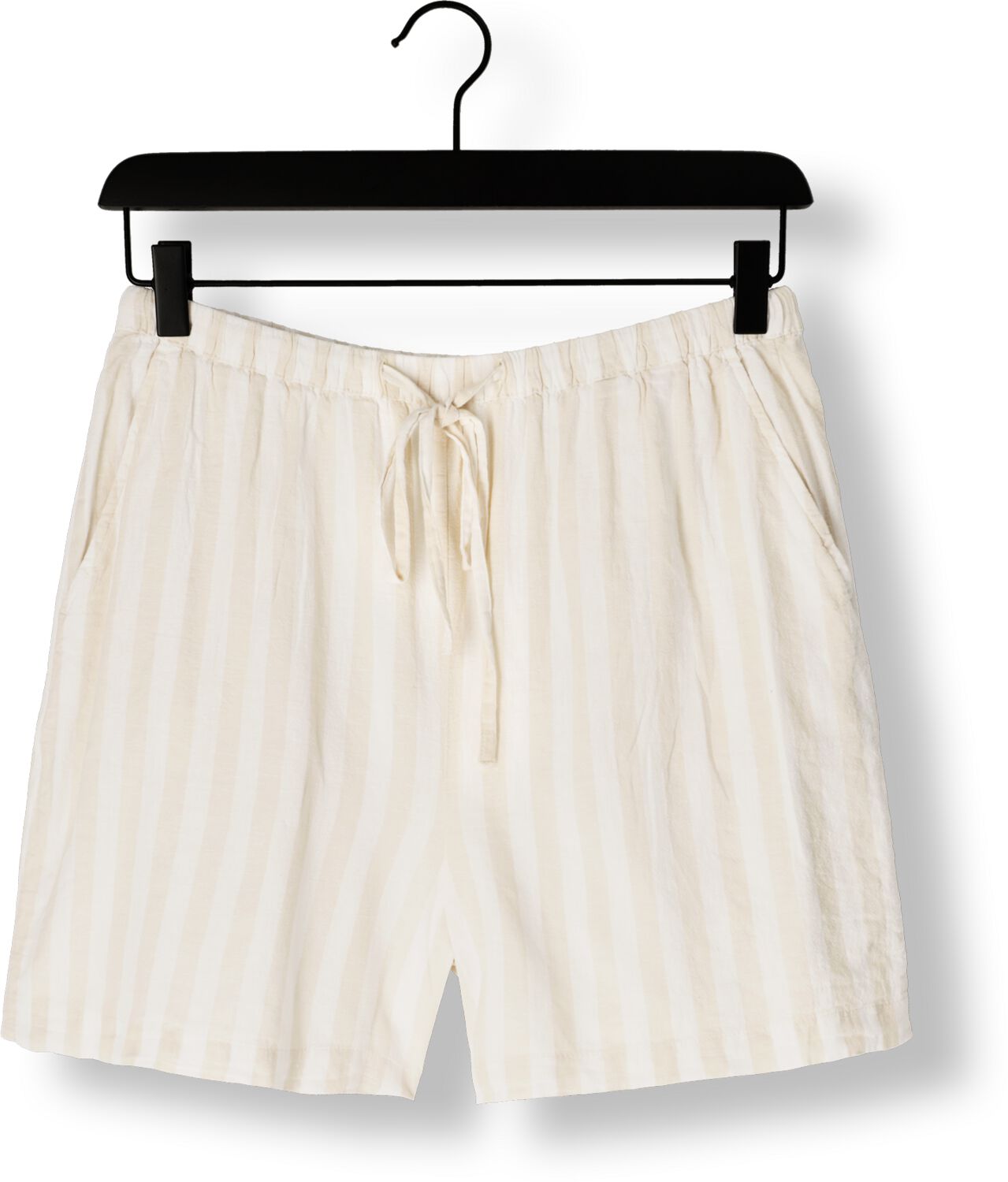 SELECTED FEMME Dames Broeken Slfluisa Mw Striped String Shorts B Beige