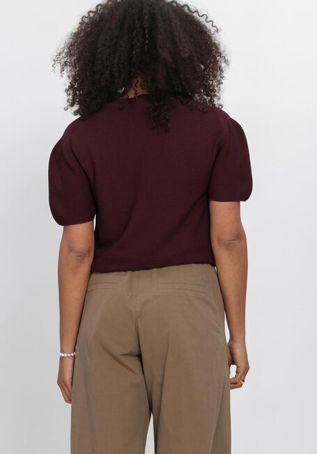 Bordeaux SUMMUM Top PUFF SLEEVE TOP TECH - large