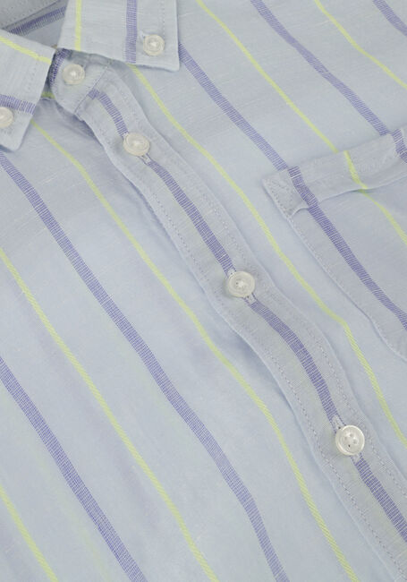 Blauwe SCOTCH & SODA Casual overhemd YARN DYED LONG SLEEVE LINEN SHIRT - large