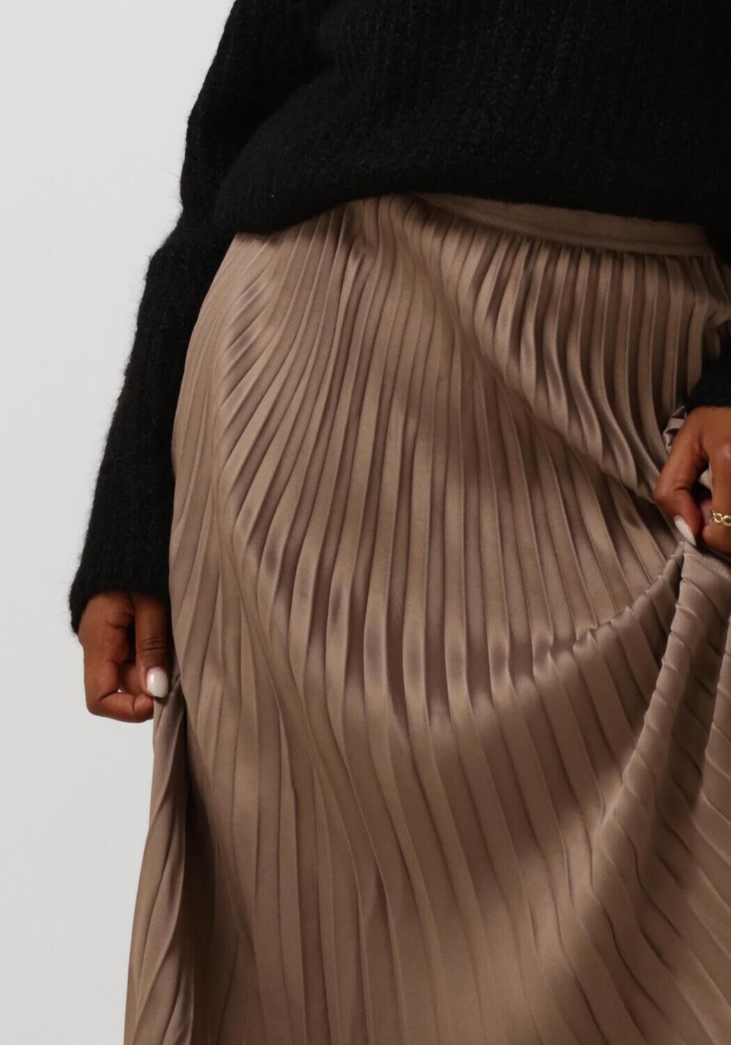 Y.A.S. Dames Rokken Yasceline Hw Midi Skirt S. Beige