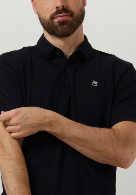 Blauwe VANGUARD Polo SHORT SLEEVE POLO RASCHEL INTERLOCK - large