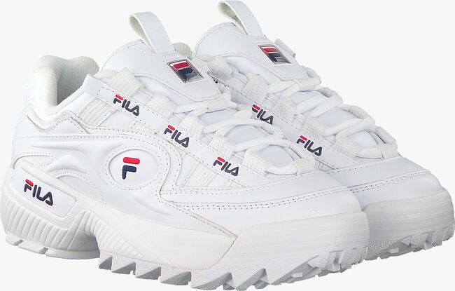 Witte FILA D-FORMATION WMN Lage sneakers - large