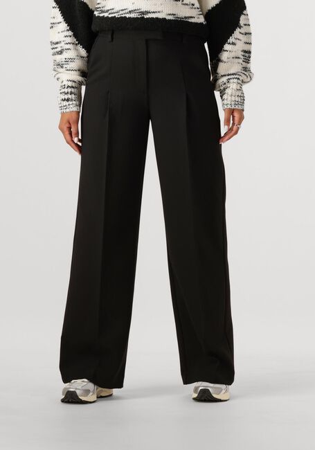 Zwarte ANOTHER LABEL Wijde broek MOORE PLEATED PANTS - large