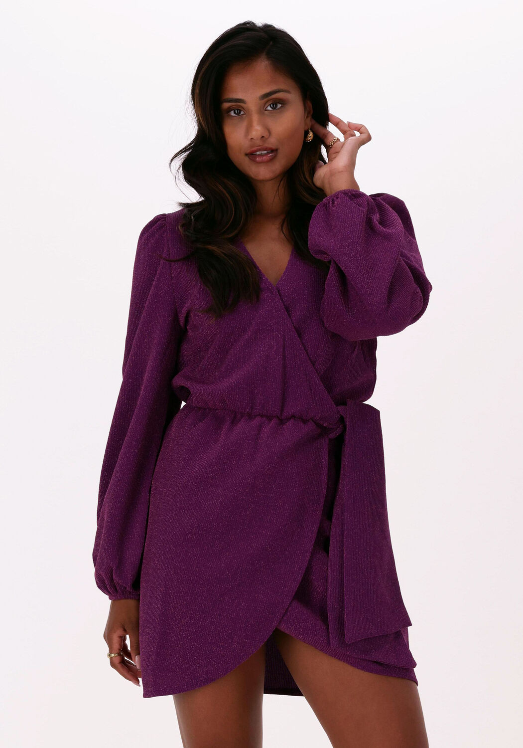 Paarse best sale jurk dames