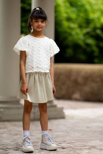 Gebroken wit LIKE FLO Top FLO WOVEN TOP - large
