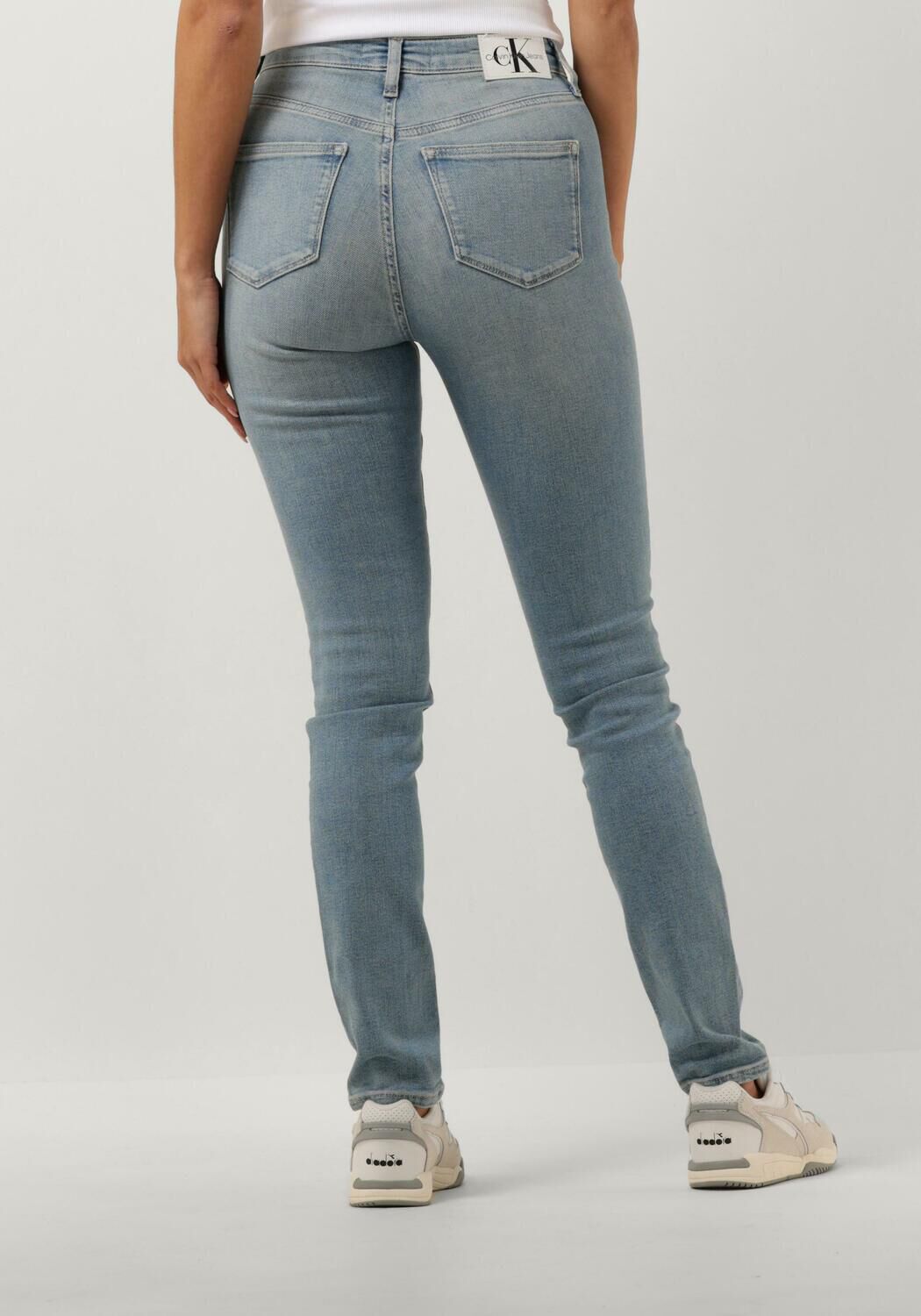 CALVIN KLEIN Dames Jeans High Rise Skinny Blauw