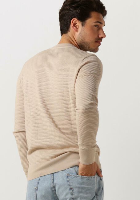 Beige BUTCHER OF BLUE Trui STRUCTURE CREW - large