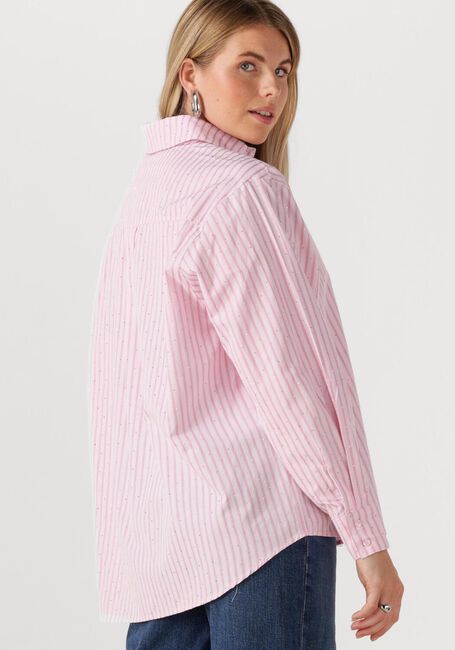 Roze NEO NOIR Blouses DALMA SOFT STRIPE STONE SHIRT - large