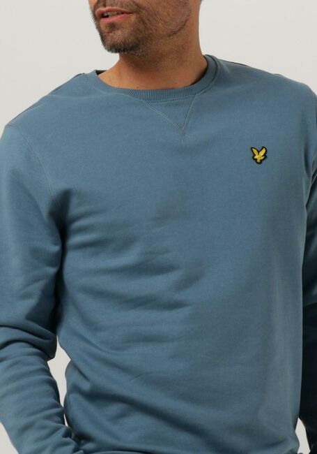 Blauwe LYLE & SCOTT Trui CREW NECK SWEATSHIRT - large