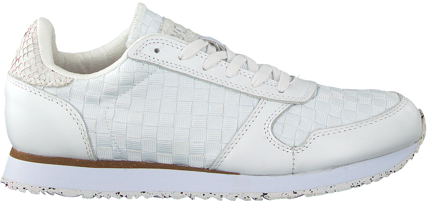 Witte WODEN Lage sneakers MAY | Omoda
