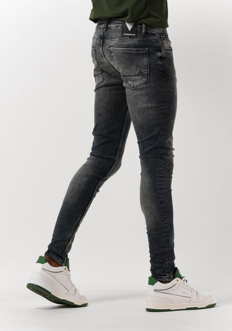 Donkergrijze PUREWHITE Skinny jeans #THE DYLAN - SUPER SKINNY FIT JEANS WITH SCRATCHES - large