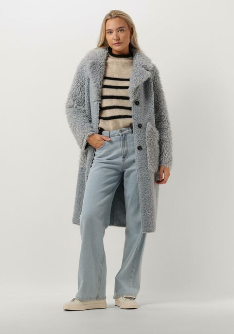 Lichtblauwe BEAUMONT Teddy jas JAN - large