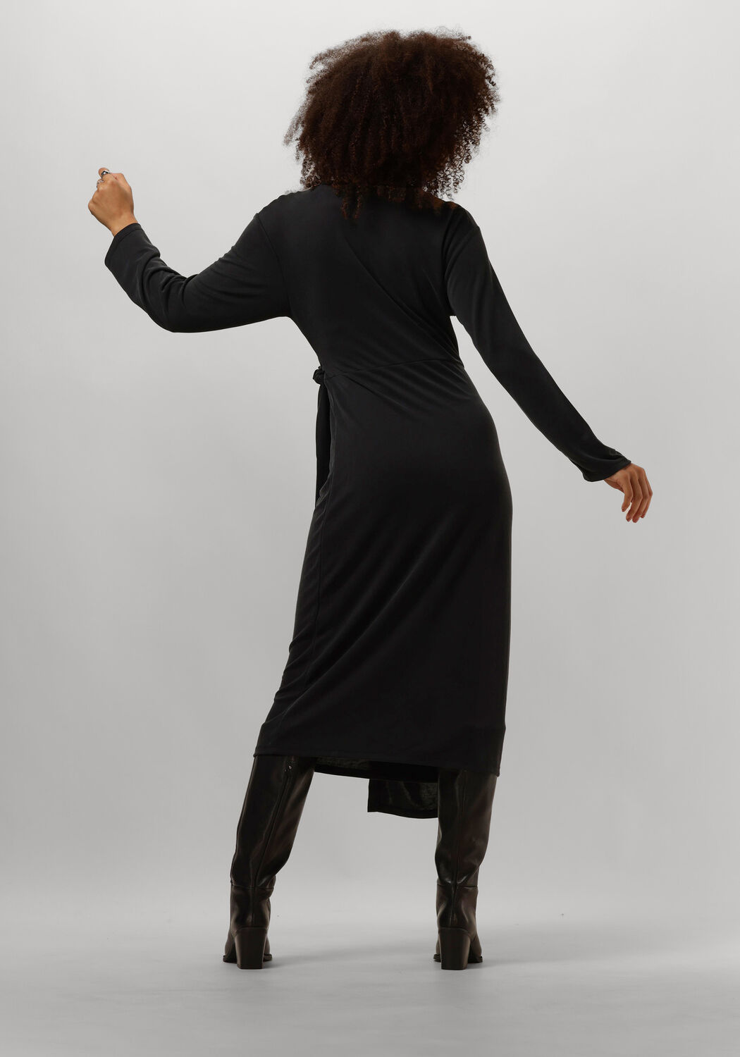 MSCH COPENHAGEN Dames Jurken Mschadelona Lynette Wrap Dress Zwart