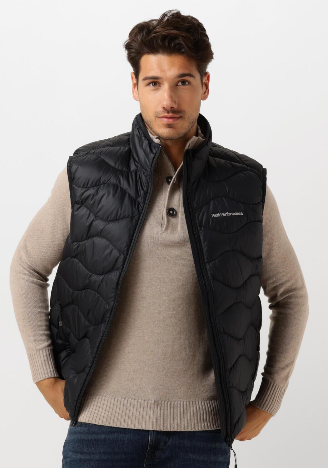 Peak Performance Zwarte Jassen voor Buitensport Black Heren