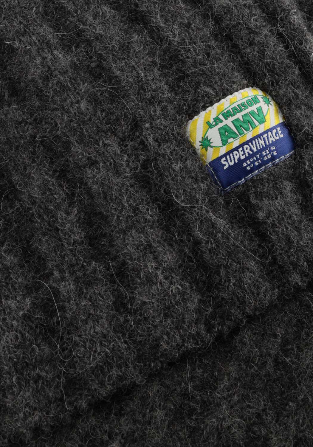 Donkergrijze AMERICAN VINTAGE Sjaal VITOW 20 - large