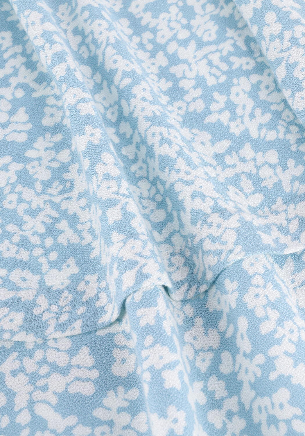 Lichtblauwe Y.A.S. Maxirok YASSTELLI HW ANKLE SKIRT - large