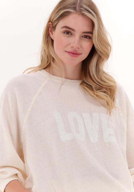 Ecru 10DAYS Sweater SQUARE MESH SWEATER - large