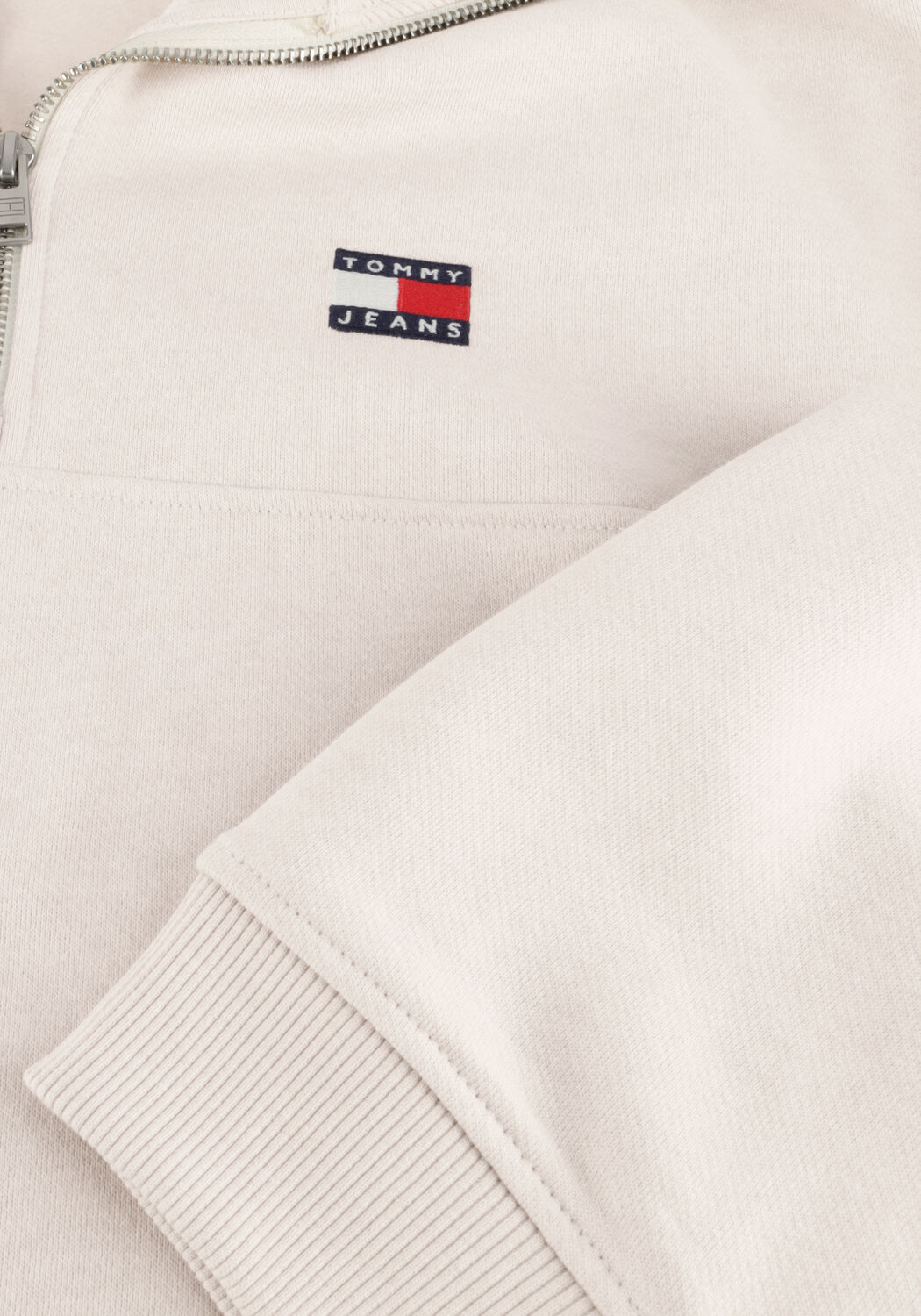 Ecru TOMMY JEANS Trui TJM REG BADGE QZ EXT - large