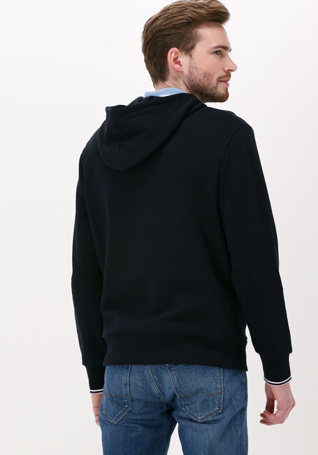 Donkerblauwe FRED PERRY Truien/vesten TIPPED HOODED SWEATSHIRT - large