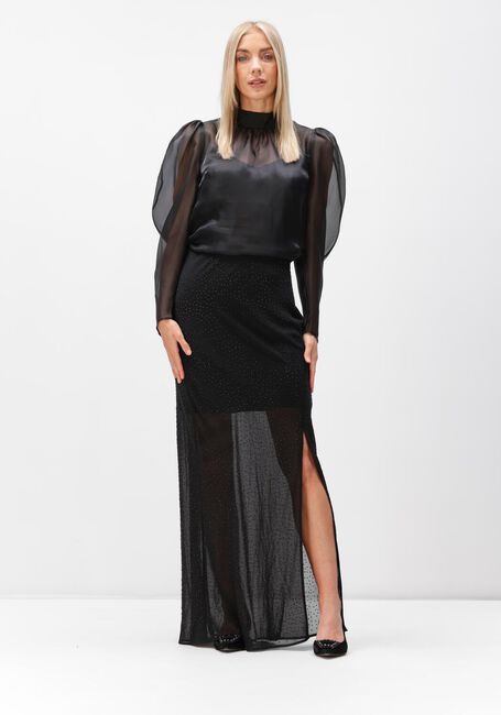 Zwarte DANTE6 Maxirok SILAO RHINESTONE SKIRT - large