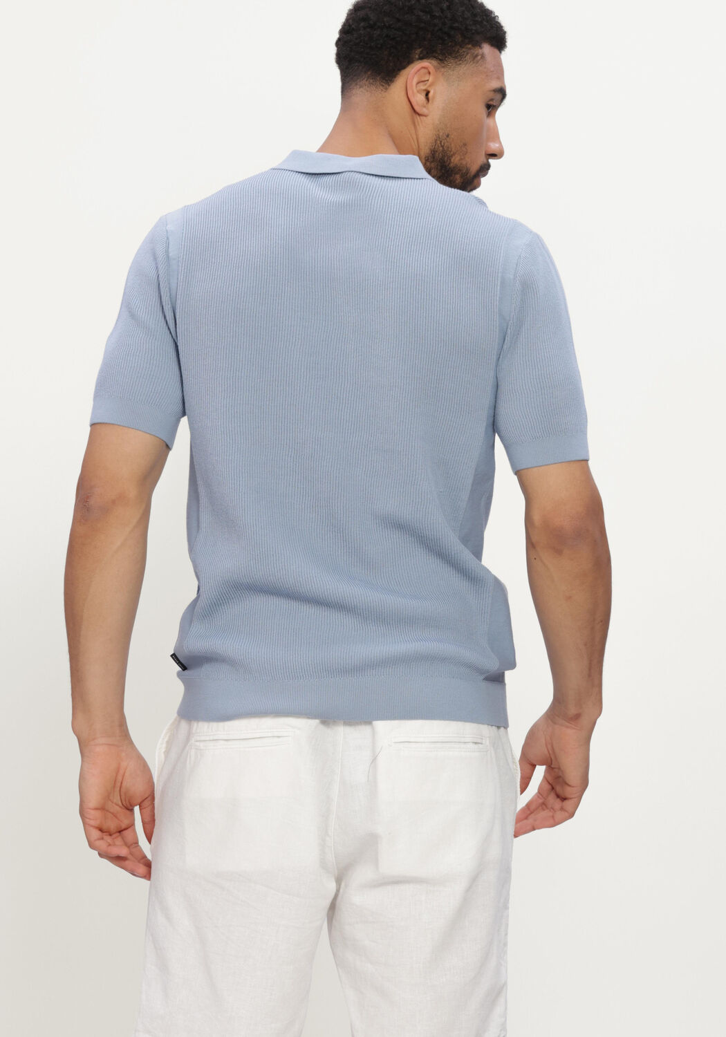 Lichtblauwe SAINT STEVE Polo EVAN-S - large