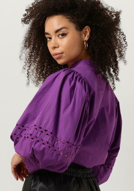 Paarse ANTIK BATIK Blouses RODA BLOUSE - large