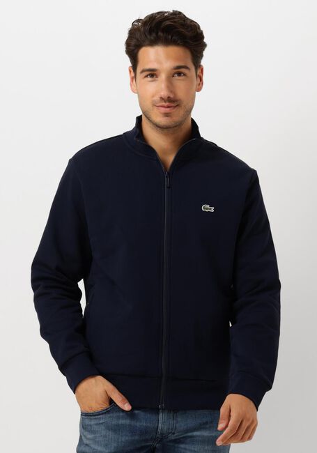 Donkerblauwe LACOSTE Vest 1HS1 MENS SWEAT ZIP - large