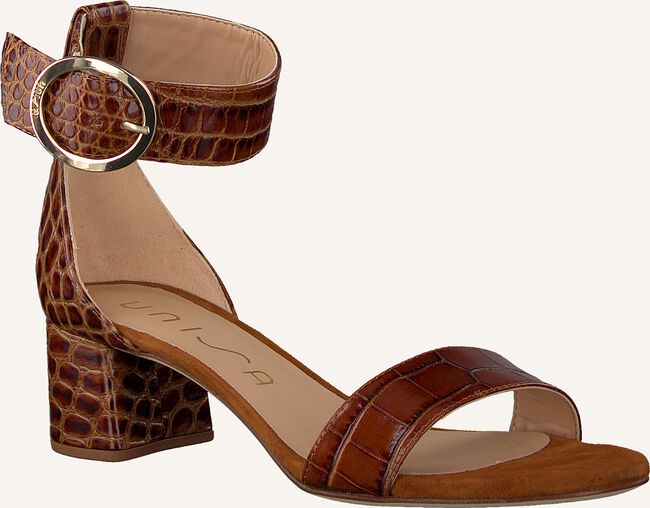 Cognac UNISA Platte sandalen GINA Cognac UNISA Platte sandalen GINA - large