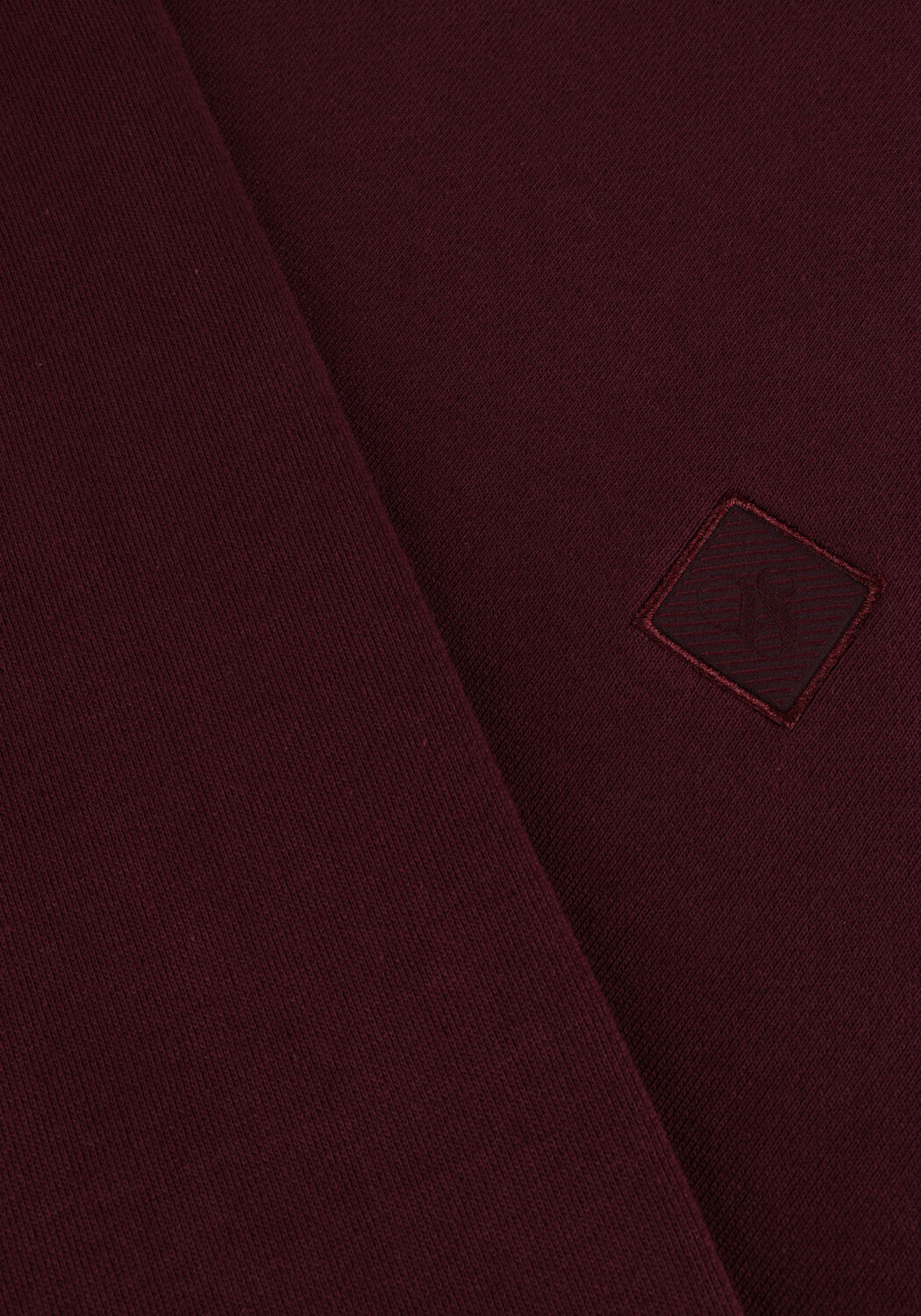 Rode SCOTCH & SODA Trui ESSENTIAL LOGO BADGE CREW - large