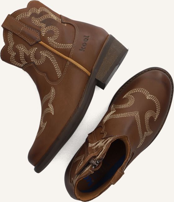 Bruine KOEL4KIDS Cowboylaarzen 10M012 Bruine KOEL4KIDS Cowboylaarzen 10M012 - large