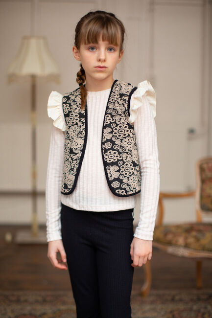 Zwarte MOODSTREET Gilet GILET VAJEN - large