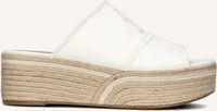 Beige TOMMY HILFIGER Muiltjes DENIM WEDGE FLATFORM - medium