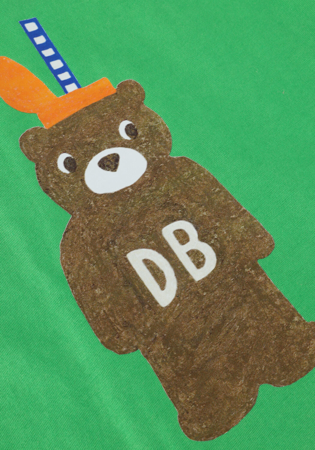 Groene DAILY BRAT T-shirt BARNEY BEAR T-SHIRT - large