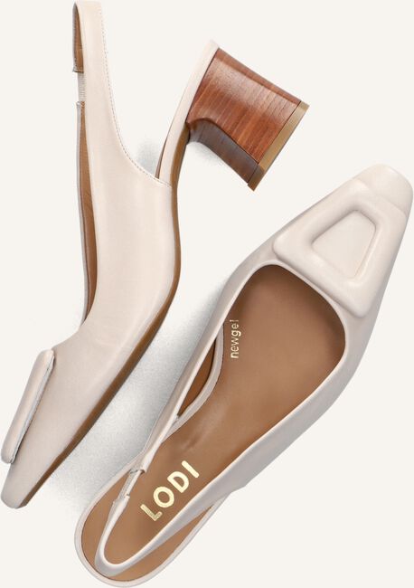 Beige LODI Slingbacks CLA4262 Beige LODI Slingbacks CLA4262 - large
