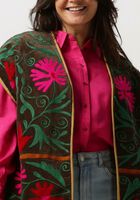 Bruine SISSEL EDELBO Gilet PRESTON VELVET SUZANI VEST