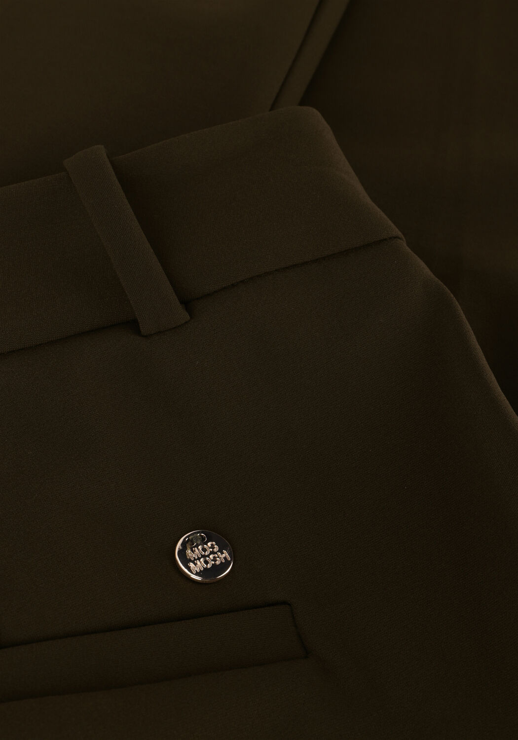 Donkergroene MOS MOSH Pantalon MMELLEN IZZY PANT - large