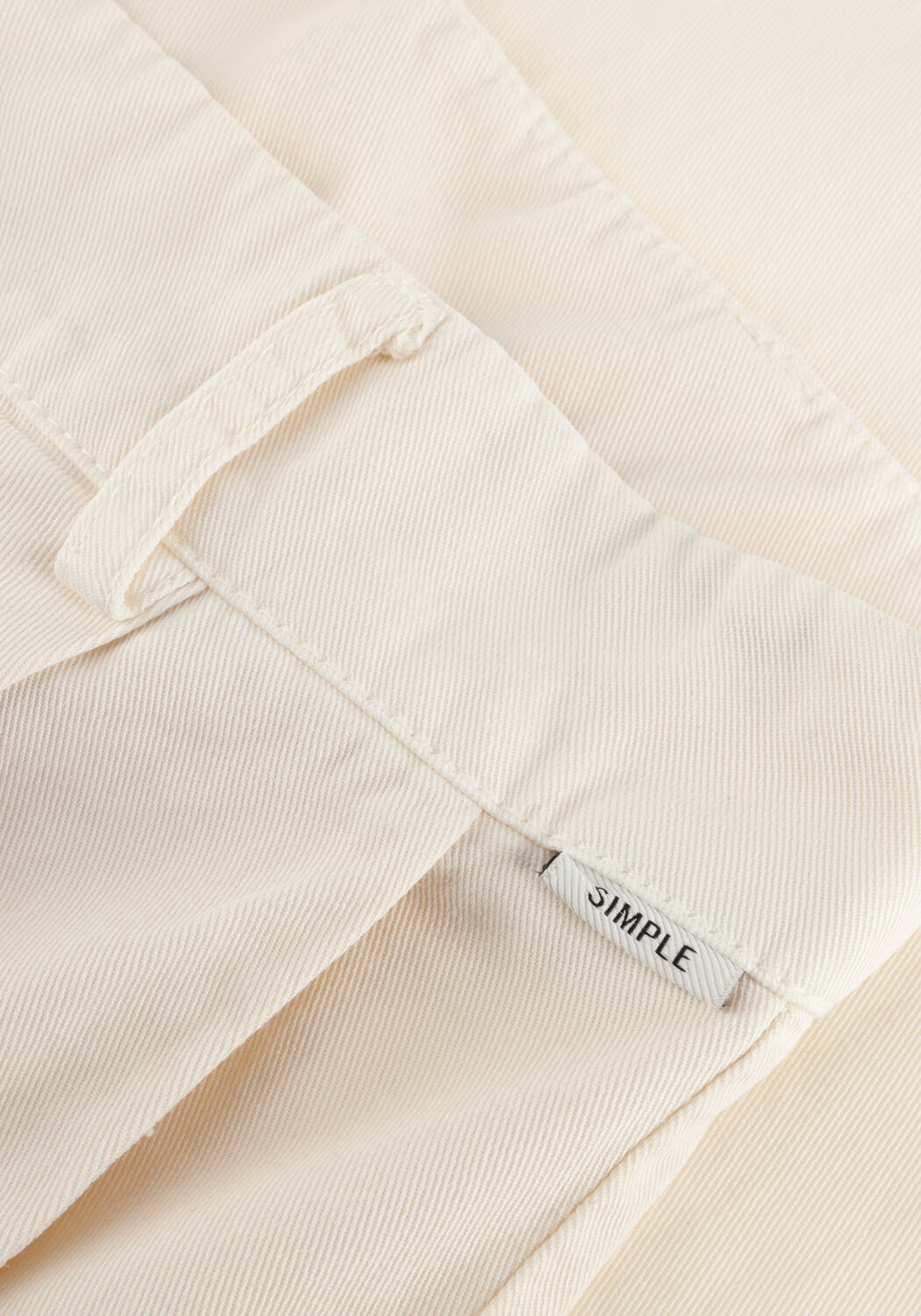 Witte SIMPLE Broeken TROUSER - large